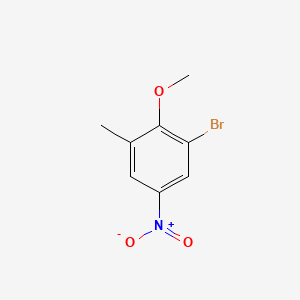 1-Bromo-2-methoxy-3-methyl-5-nitrobenzene