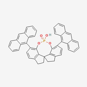 (11aR)-3,7-Di-9-anthracenyl-10,11,12,13-tetrahydro-5-hydroxy-diindeno[7,1-de:1',7'-fg][1,3,2]dioxaphosphocin-5-oxide
