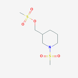 (1-(Methylsulfonyl)piperidin-3-yl)methyl methanesulfonate