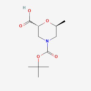 (2R,6S)-4-Boc-6-methylmorpholine-2-carboxylic Acid