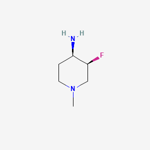 (3S,4R)-3-Fluoro-1-methylpiperidin-4-amine