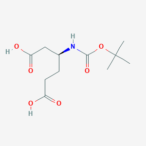 (3S)-3-[[(1，1-Dimethylethoxy)carbonyl]amino]hexanedioic acid