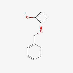 trans-2-(Benzyloxy)cyclobutan-1-ol