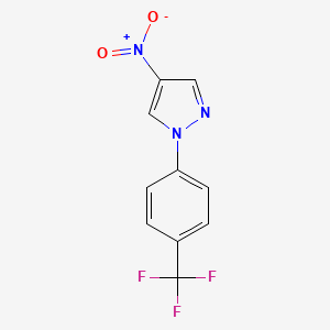 4-Nitro-1-[4-(trifluoromethyl)phenyl]-1H-pyrazole