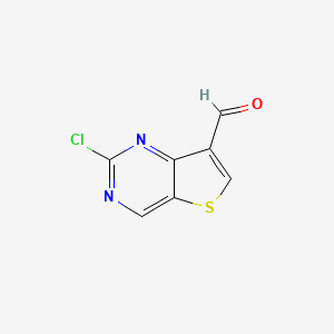 2-Chlorothieno[3,2-d]pyrimidine-7-carbaldehyde