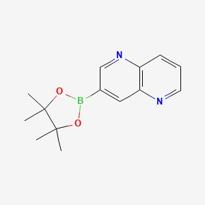 3-(4,4,5,5-Tetramethyl-1,3,2-dioxaborolan-2-yl)-1,5-naphthyridine