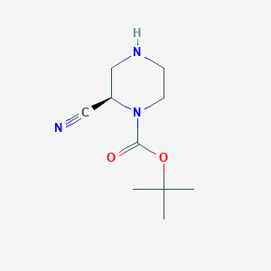 tert-Butyl (2R)-2-cyanopiperazine-1-carboxylate