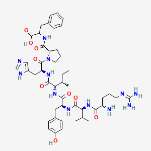 L-Arginyl-L-valyl-L-tyrosyl-L-isoleucyl-L-histidyl-L-prolyl-L-phenylalanine
