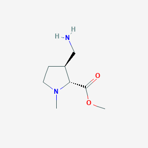 rel-Methyl (2R，3S)-3-(aminomethyl)-1-methylpyrrolidine-2-carboxylate
