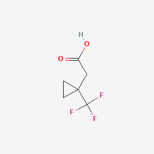 2-(1-(Trifluoromethyl)cyclopropyl)acetic acid