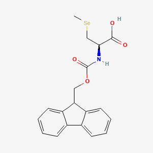 (R)-2-((((9H-Fluoren-9-yl)methoxy)carbonyl)amino)-3-(methylselanyl)propanoic acid