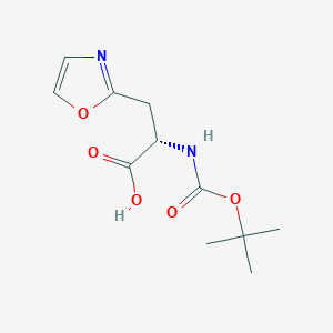 (S)-2-((tert-Butoxycarbonyl)amino)-3-(oxazol-2-yl)propanoic acid