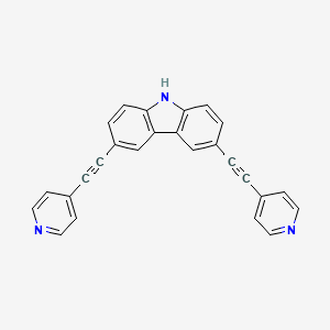 3，6-Bis[2-(4-pyridinyl)ethynyl]-9H-carbazole