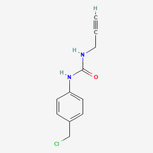 1-(4-(Chloromethyl)phenyl)-3-(prop-2-yn-1-yl)urea