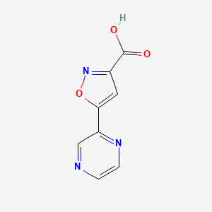 5-(2-Pyrazinyl)isoxazole-3-carboxylic Acid