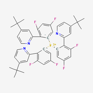 Tris[2-[4-(1,1-dimethylethyl)-2-pyridinyl-κN]-3,5-difluorophenyl-κC]iridium