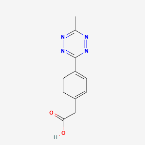 2-(4-(6-Methyl-1,2,4,5-tetrazin-3-yl)phenyl)acetic acid