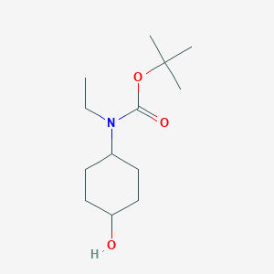 1,1-Dimethylethyl N-ethyl-N-(trans-4-hydroxycyclohexyl)carbamate