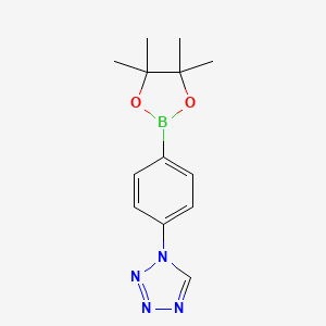 1-(4-(4,4,5,5-Tetramethyl-1,3,2-dioxaborolan-2-yl)phenyl)-1H-tetrazole