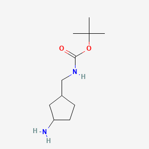 tert-butyl N-((3-aminocyclopentyl)methyl)carbamate