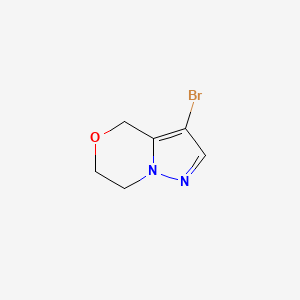 3-Bromo-6,7-dihydro-4H-pyrazolo[5,1-c][1,4]oxazine