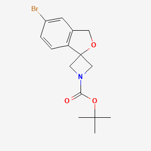 tert-Butyl 5'-bromo-3'H-spiro[azetidine-3,1'-isobenzofuran]-1-carboxylate