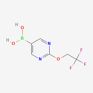 (2-(2,2,2-Trifluoroethoxy)pyrimidin-5-yl)boronic acid