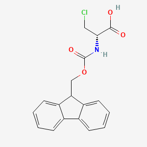 (S)-2-((((9H-Fluoren-9-yl)methoxy)carbonyl)amino)-3-chloropropanoic acid