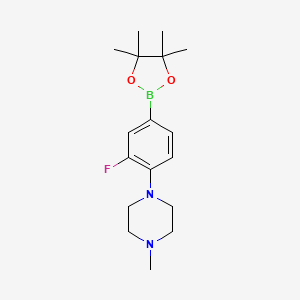 3-Fluoro-4-(4-methyl-1-piperazinyl)benzeneboronic acid pinacol ester, 95%