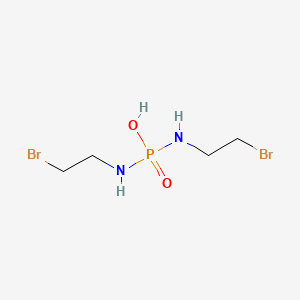 Bis(2-bromoethylamino)phosphinic Acid