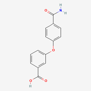 3-[4-(Aminocarbonyl)phenoxy]benzoic acid