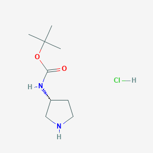 tert-Butyl N-[(3R)-pyrrolidin-3-yl]carbamate hydrochloride