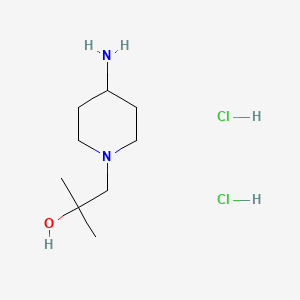 (R)-1-(3-Aminopiperidin-1-yl)-2-methylpropan-2-ol Dihydrochloride