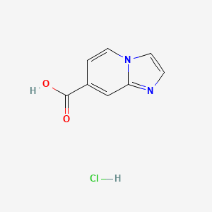 Imidazo[1,2-a]pyridine-7-carboxylic acid hydrochloride, 97%