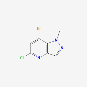 7-Bromo-5-chloro-1-methyl-1H-pyrazolo[4,3-b]pyridine
