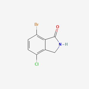 7-Bromo-4-chloro-2,3-dihydro-1H-isoindol-1-one