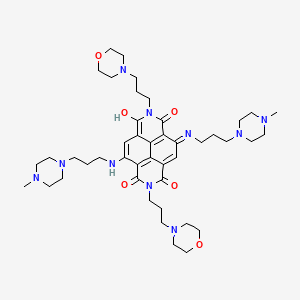4,9-Bis((3-(4-methylpiperazin-1-yl)propyl)amino)-2,7-bis(3-morpholinopropyl)benzo[lmn][3,8]phenanthroline-1,3,6,8(2H,7H)-tetraone