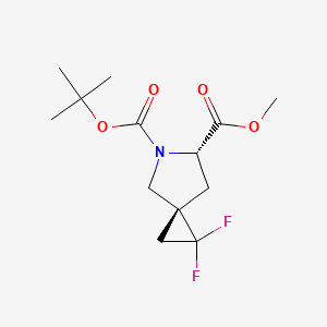 5-(1，1-Dimethylethyl) 6-methyl (3R，6S)-1，1-difluoro-5-azaspiro[2.4]heptane-5，6-dicarboxylate