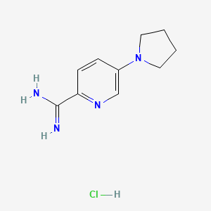 5-(Pyrrolidin-1-yl)picolinimidamide Hydrochloride