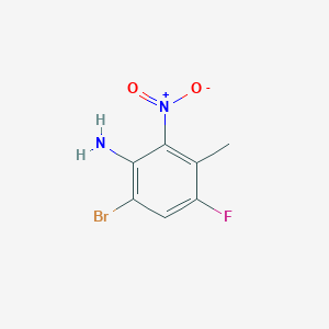 6-Bromo-4-fluoro-3-methyl-2-nitrobenzenamine