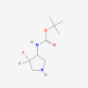 tert-Butyl N-(4,4-difluoropyrrolidin-3-yl)carbamate