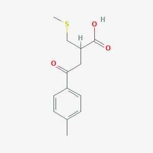 2-((Methylthio)methyl)-4-oxo-4-(p-tolyl)butanoic Acid
