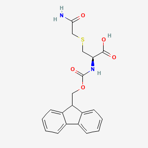 N-(((9H-Fluoren-9-yl)methoxy)carbonyl)-S-(2-amino-2-oxoethyl)-L-cysteine
