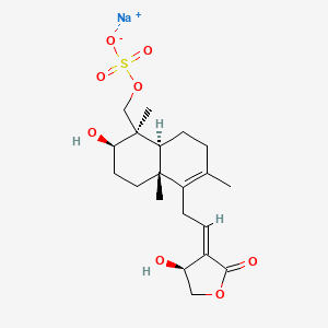 17-hydro-9-dehydroandrographolide-19-ylsulfate sodium