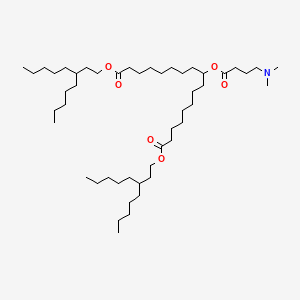 Bis(3-pentyloctyl) 9-((4-(dimethylamino)butanoyl)oxy)heptadecanedioate