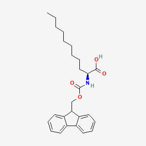 (S)-2-((((9H-Fluoren-9-yl)methoxy)carbonyl)amino)undecanoic acid