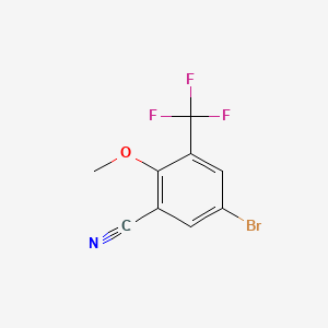 5-Bromo-2-methoxy-3-(trifluoromethyl)benzonitrile