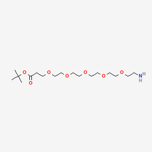 4,7,10,13,16-Pentaoxaoctadecanoic acid, 18-amino-, 1,1-dimethylethyl ester