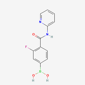 3-Fluoro-4-(2-pyridylcarbamoyl)benzeneboronic acid, 97%