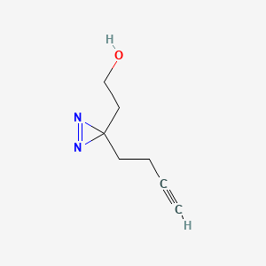 2-(3-But-3-ynyl-3H-diazirin-3-yl)-ethanol